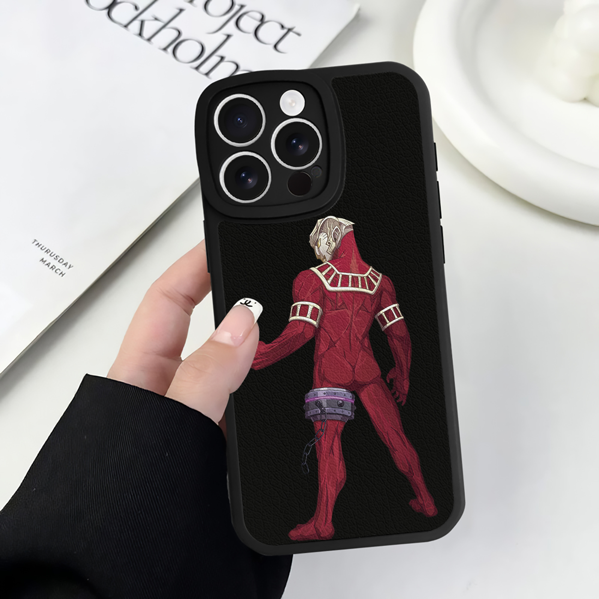 （画像用） ウルトラマン Ultraman 【iPhone 16シリーズ対応】シリコンスマホケース（レザー調） 材質：シリコン